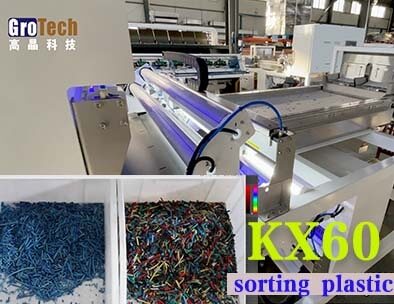 grotech série KX KX60 pour le tri PVC PE PP PET etc. recyclage des produits en plastique

